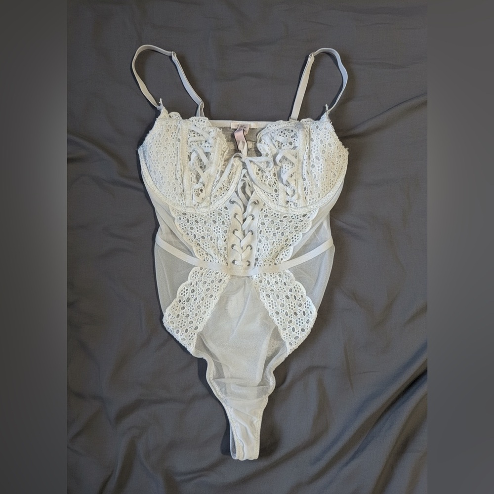 Victoria's Secret White Lace Lingerie